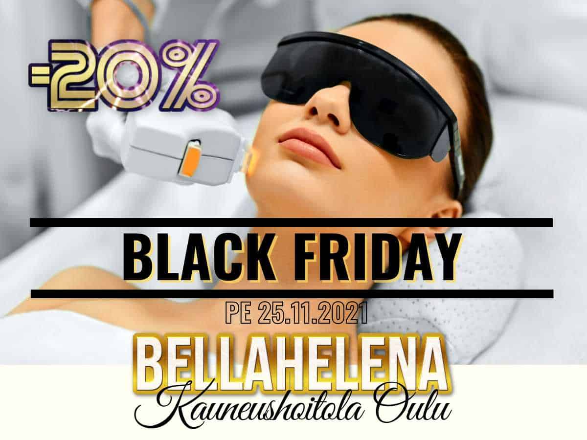 Black Friday Perjantaina 25.11.2022 Kauneushoitola BellaHelena Oulu Sothys Dermia Eckstein tuotteet -20% alennuksella BellaHelenasta Tule!